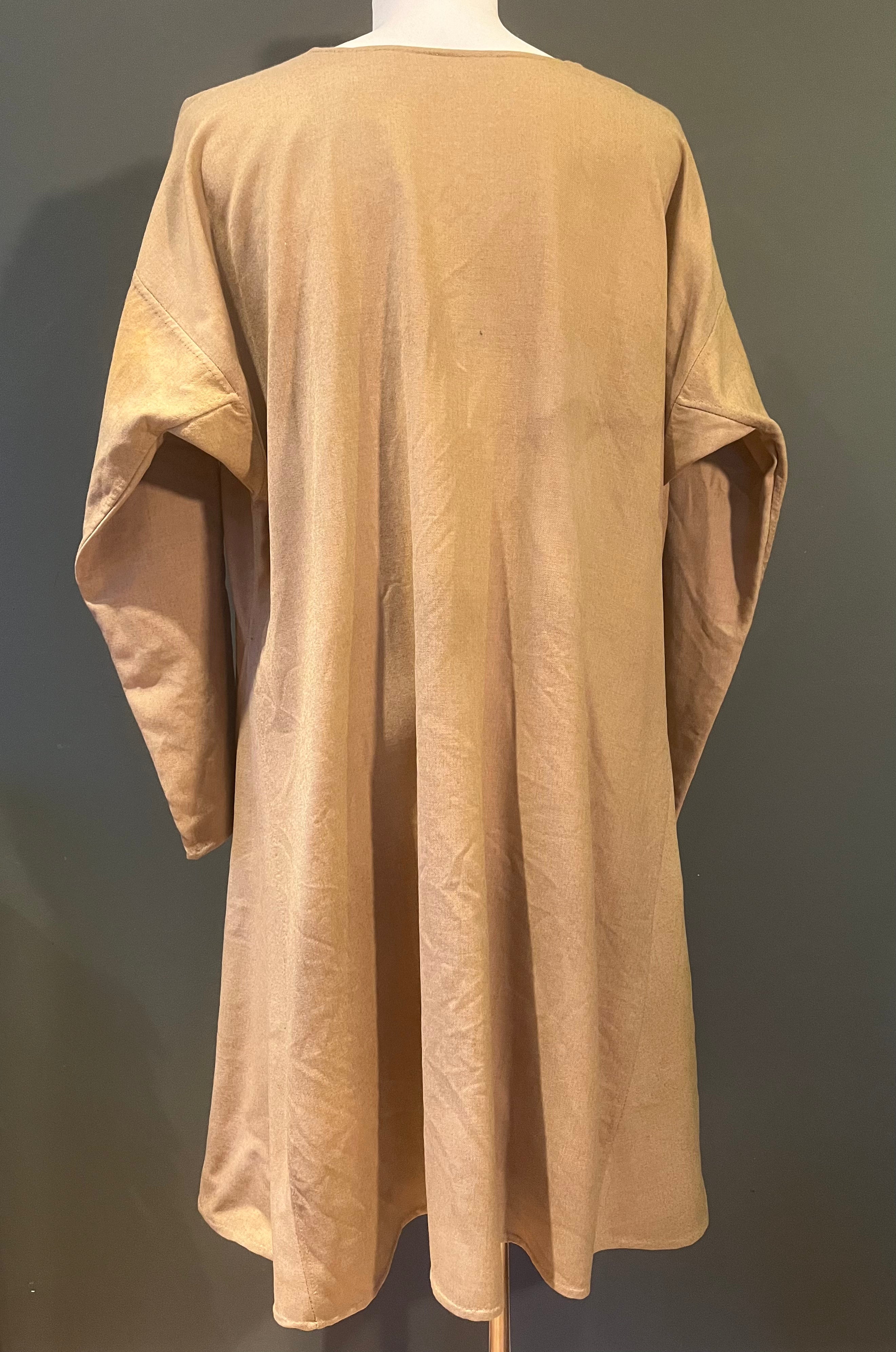• ERIK • Viking Age Plant-Dyed Woolen Tunic With 2 Gores READY-MADE - MIMIRS SAUM