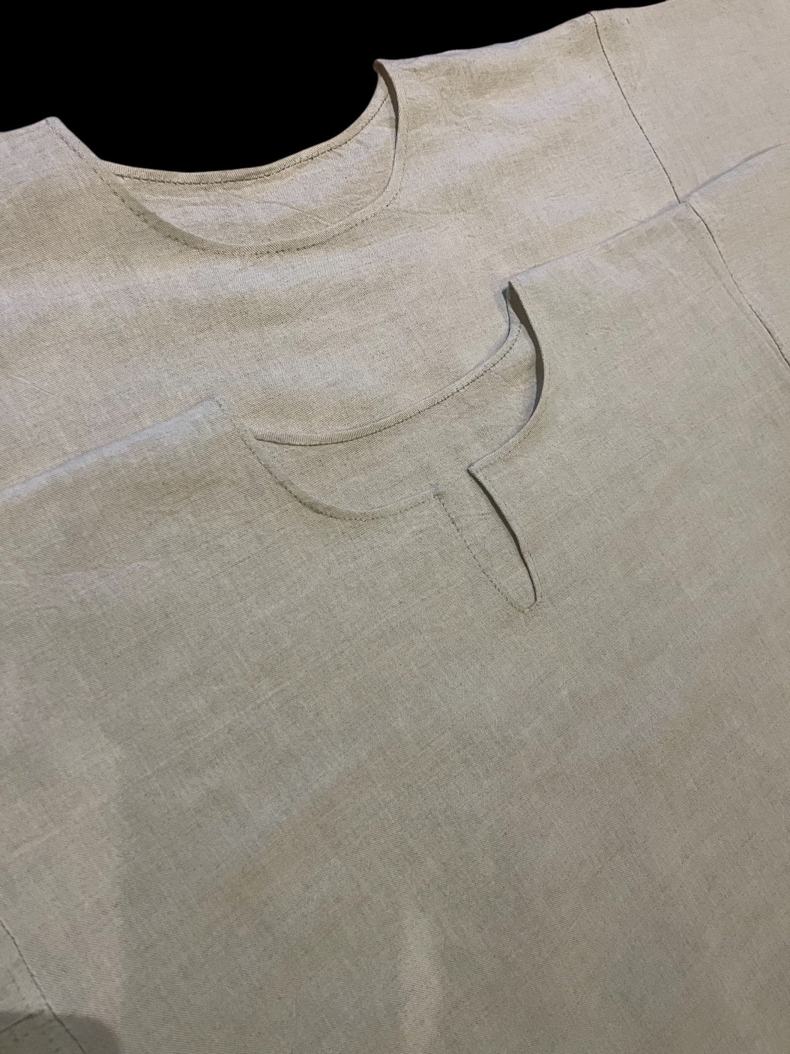 • ÅGE • Simple Two - Gore Linen Tunic Archaeological Precision in Viking Age Clothing - MIMIRS SAUM