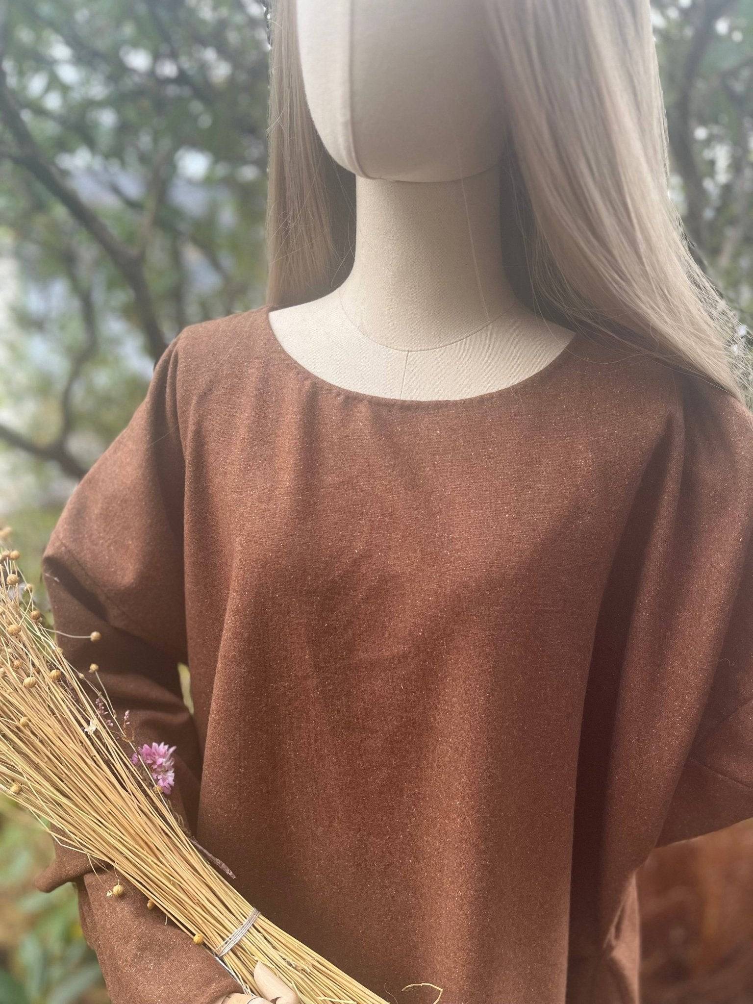 • ASTRID • Viking Age Woolen Dress with 2 gores - MIMIRS SAUM