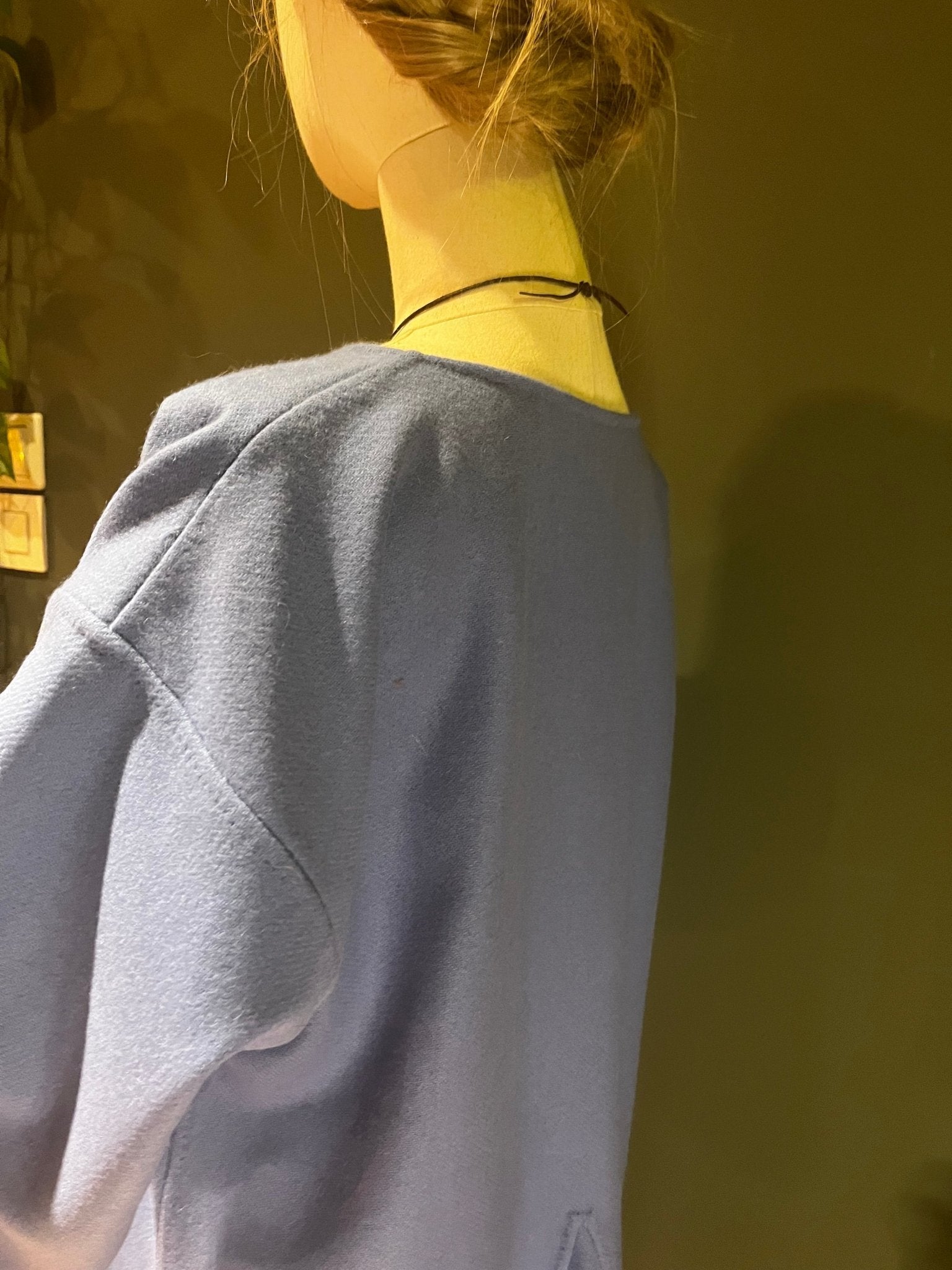 • ERIK • Viking Age Simple Woolen Tunic With 4 Gores READY - MADE size M light blue thin twill - MIMIRS SAUM
