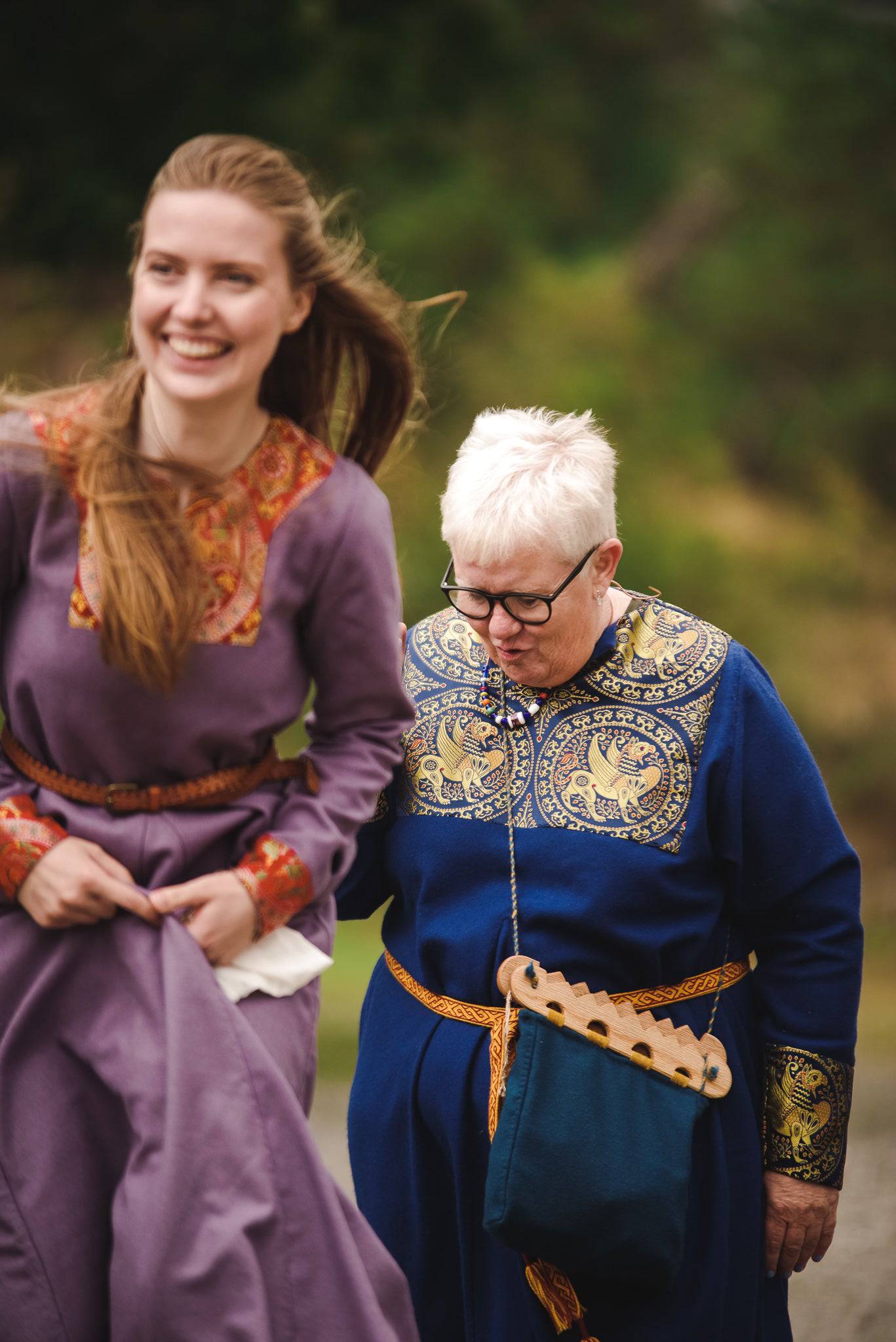 • TYRA • Viking Age Woolen Dress with 2 gores - MIMIRS SAUM
