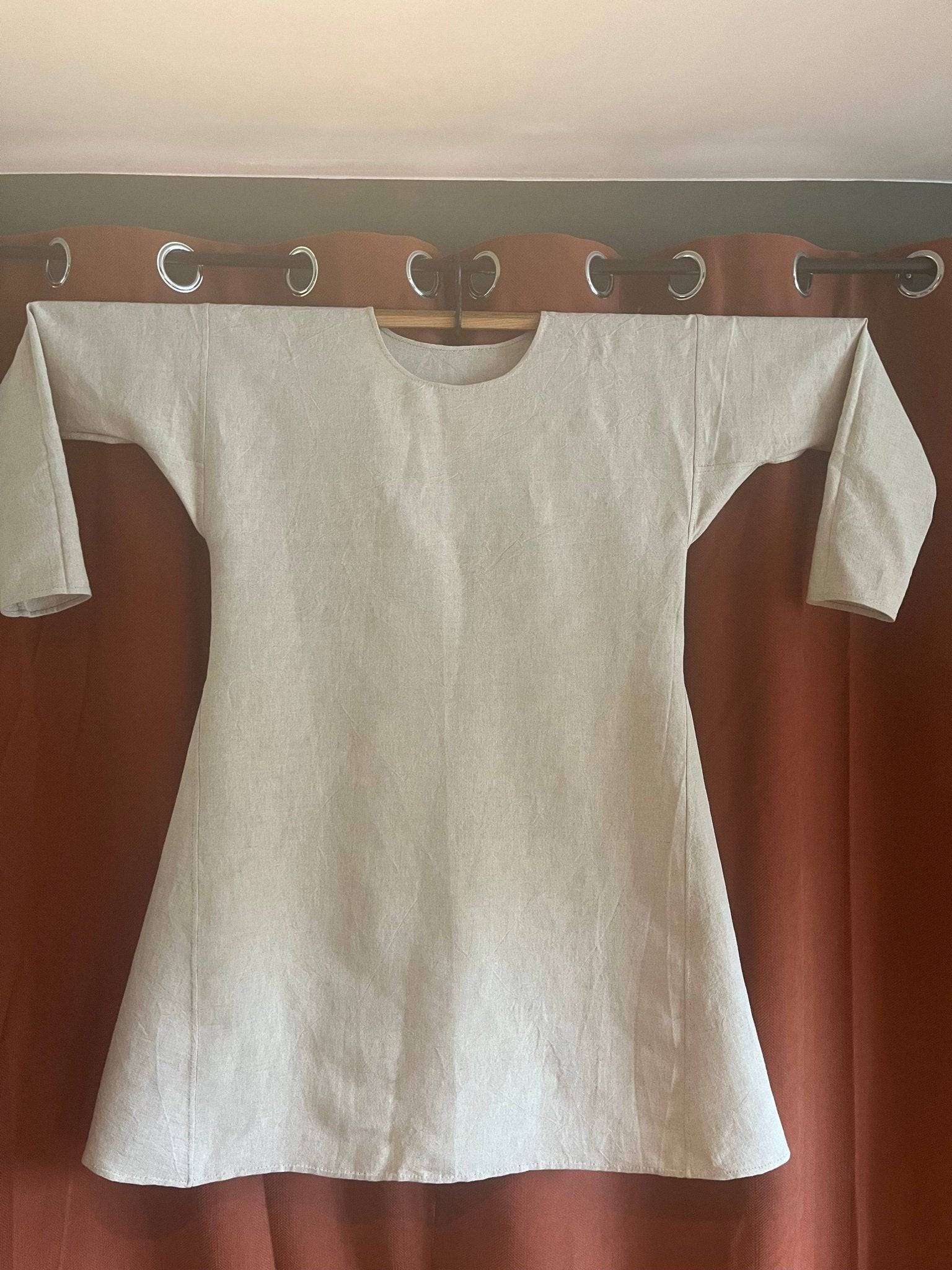 • ÅGE • Viking Age Linen Tunic with 2 gores READY MADE - MIMIRS SAUM