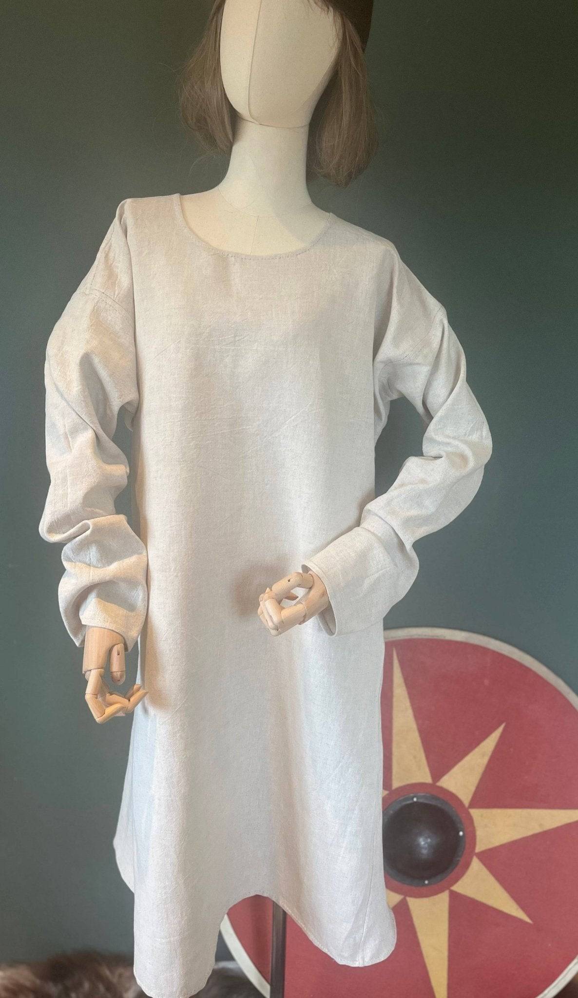 • ÅGE • Viking Age Linen Tunic with 2 gores READY MADE - MIMIRS SAUM