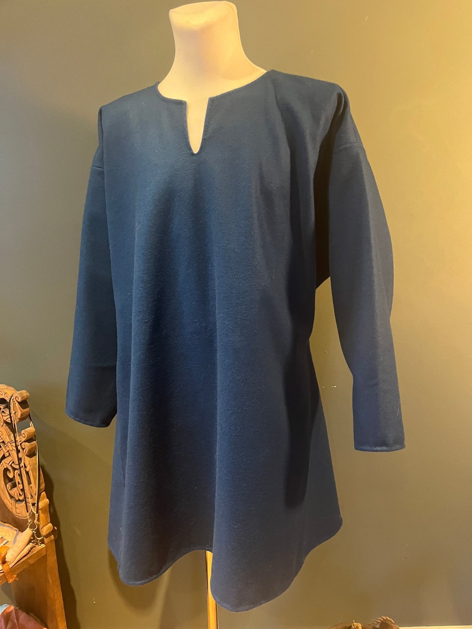 • ERIK • Viking Age Simple Woolen Tunic With 2 Gores READY - MADE - MIMIRS SAUM