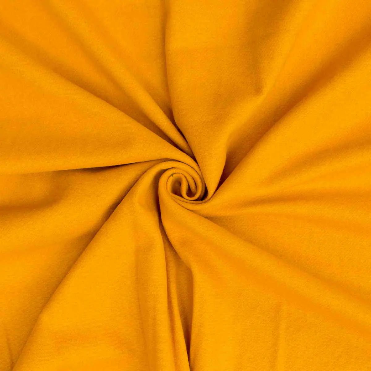 • GORM • Hand - Sewn Viking Age Woolen Tunic with 4 Gores | Yellow & Reds Shades, Thin Twill Wool (290g/m²) Based on Haithabu Fragments - MIMIRS SAUM