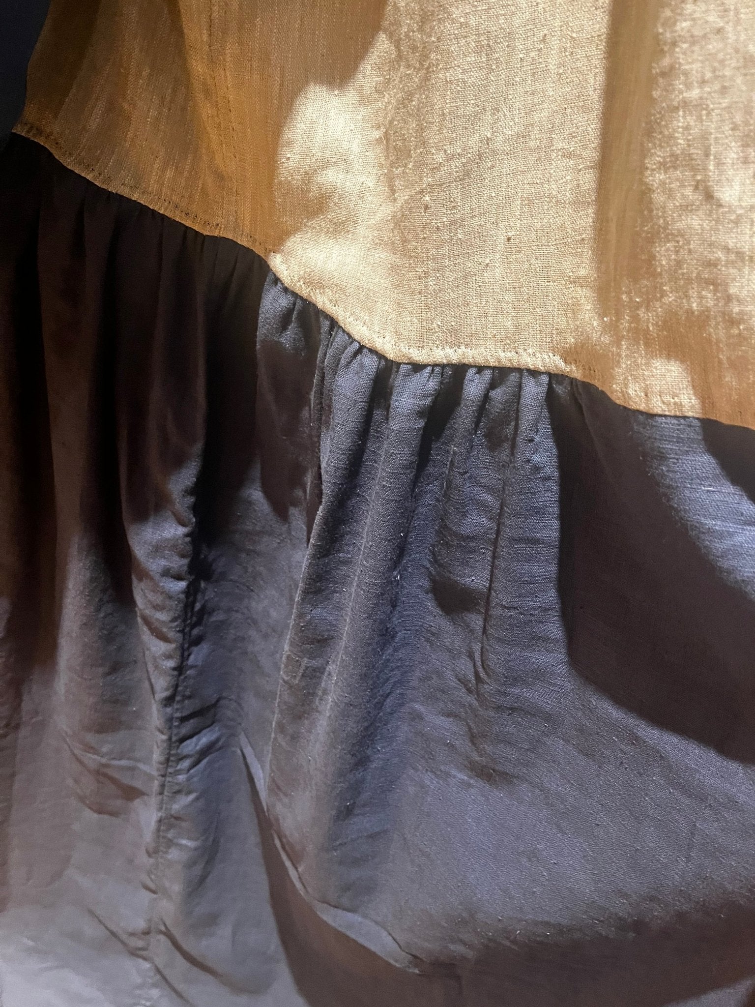 • OLGA • Hand - Sewn Viking Age Two - Color Gnezdovo Dress - NATURAL SLEEVES Style | Based on Chamber Graves C - 301, C - 160, D - 4 & Smolensk Complex - MIMIRS SAUM